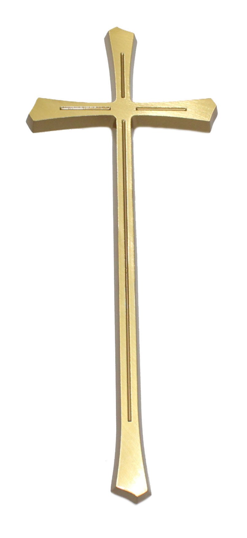 Krížik 2.B - zlatý - výška  30 cm
