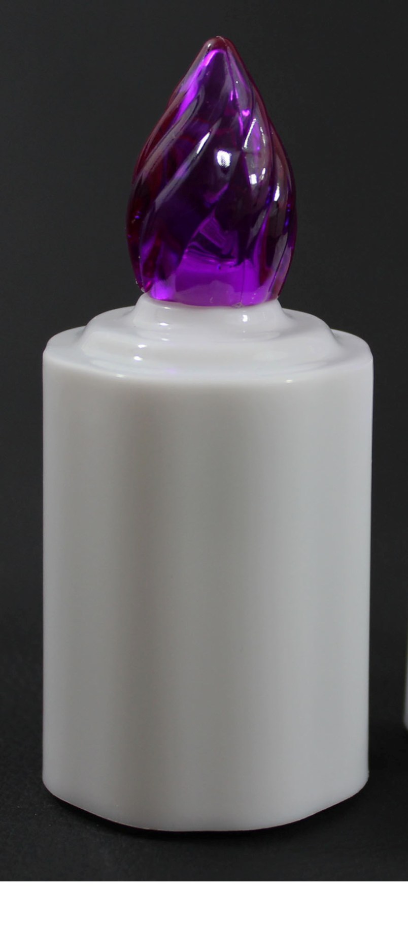 LED náhrobný kahanček ZE1 - fialový
