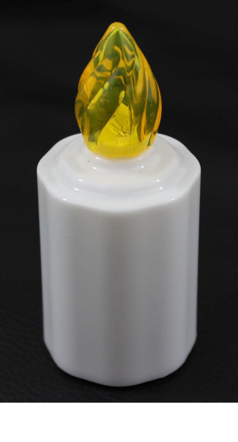 LED náhrobný kahanček ZE1 - žltý