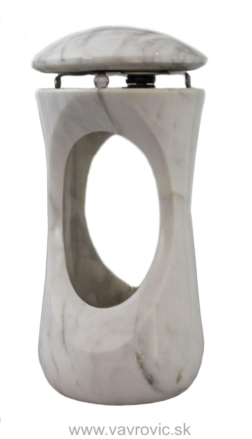 Náhrobný lampáš - mramor / Carrara