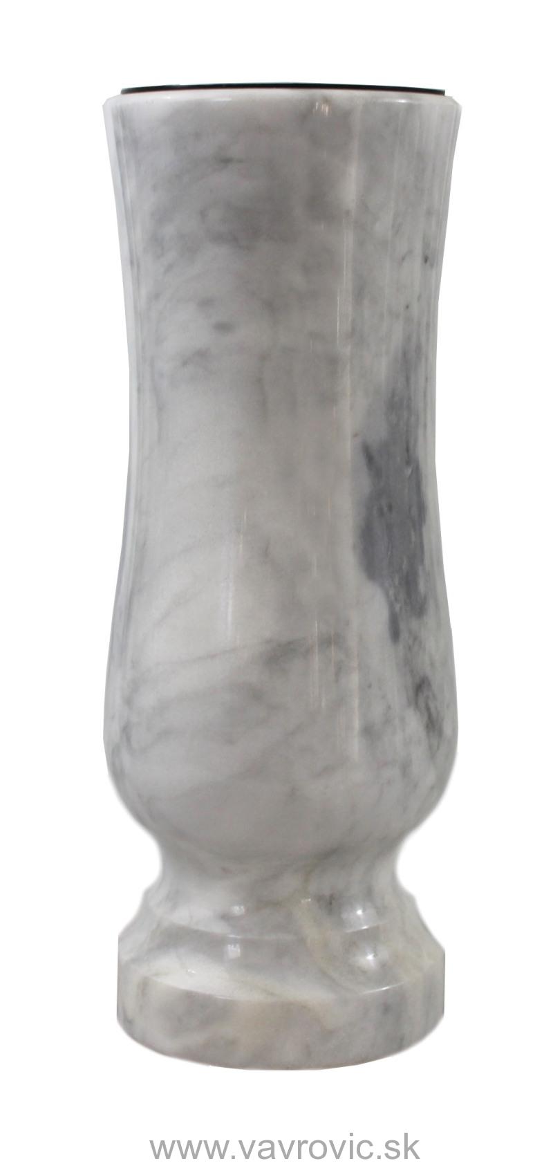 Náhrobná váza - mramor / Carrara