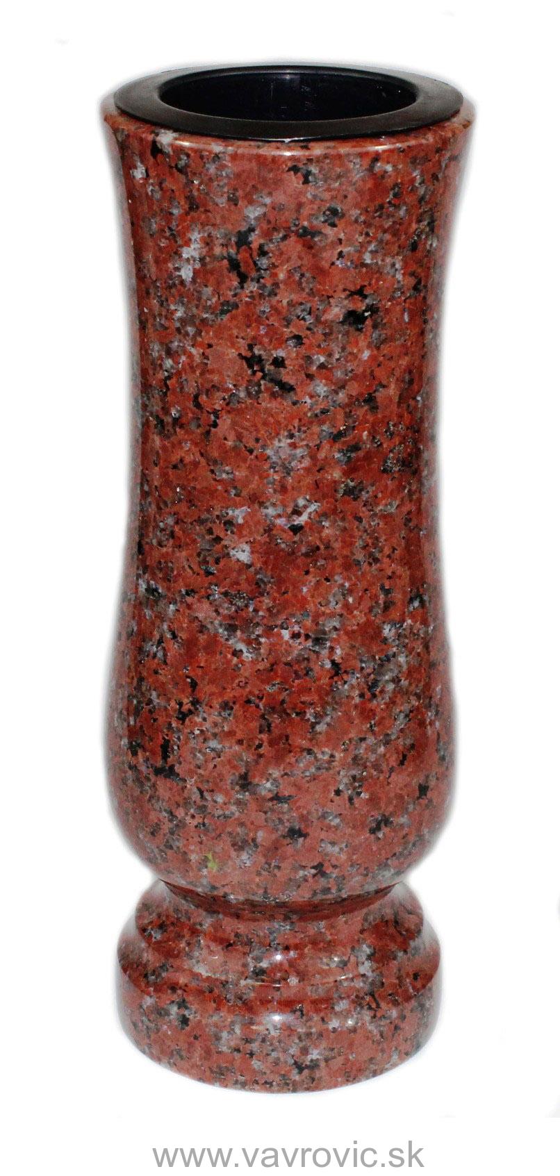 Náhrobná váza - žula / African red