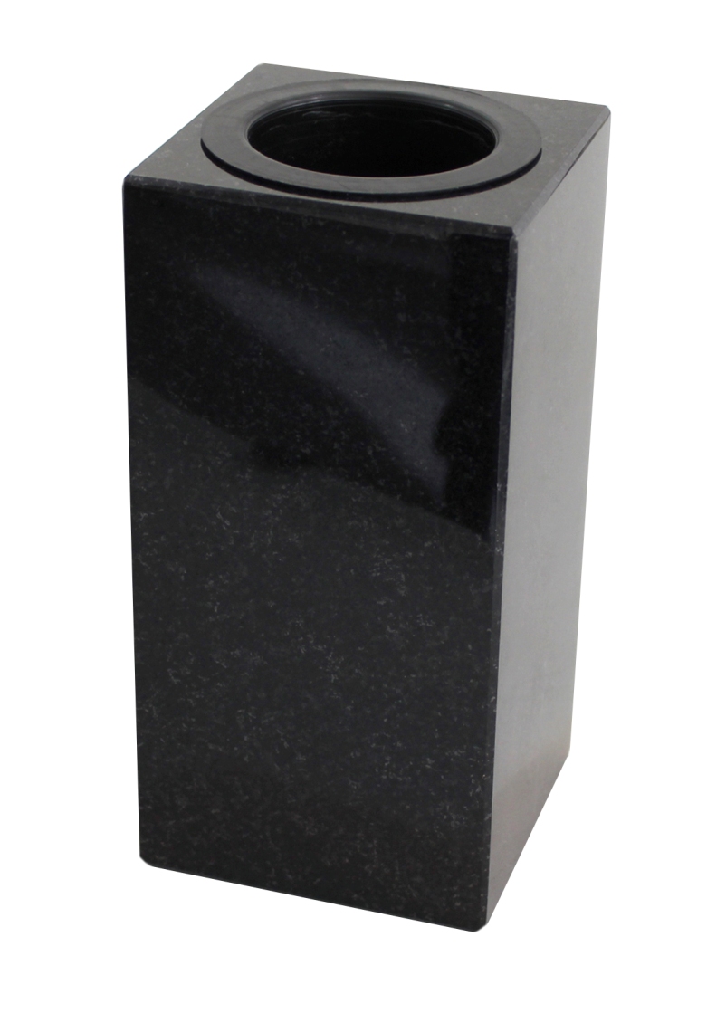 Náhrobná váza MIDI hranol - žula / Švédska žula Náhrobná váza MIDI hranol - žula / Švédska žula