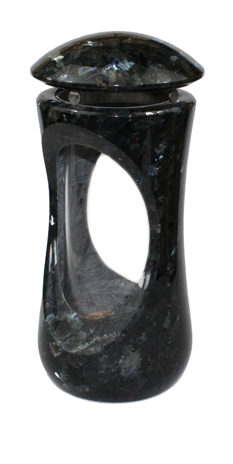 Náhrobný lampáš - žula / Labrador čierny