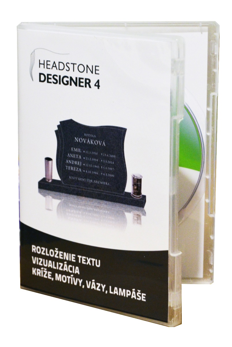 Headstone Designer 4 / plná verzia s licenciou na jeden počítač 