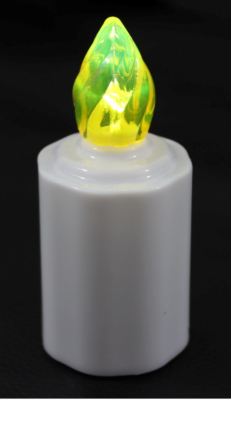 LED náhrobný kahanček ZE1 - žltý