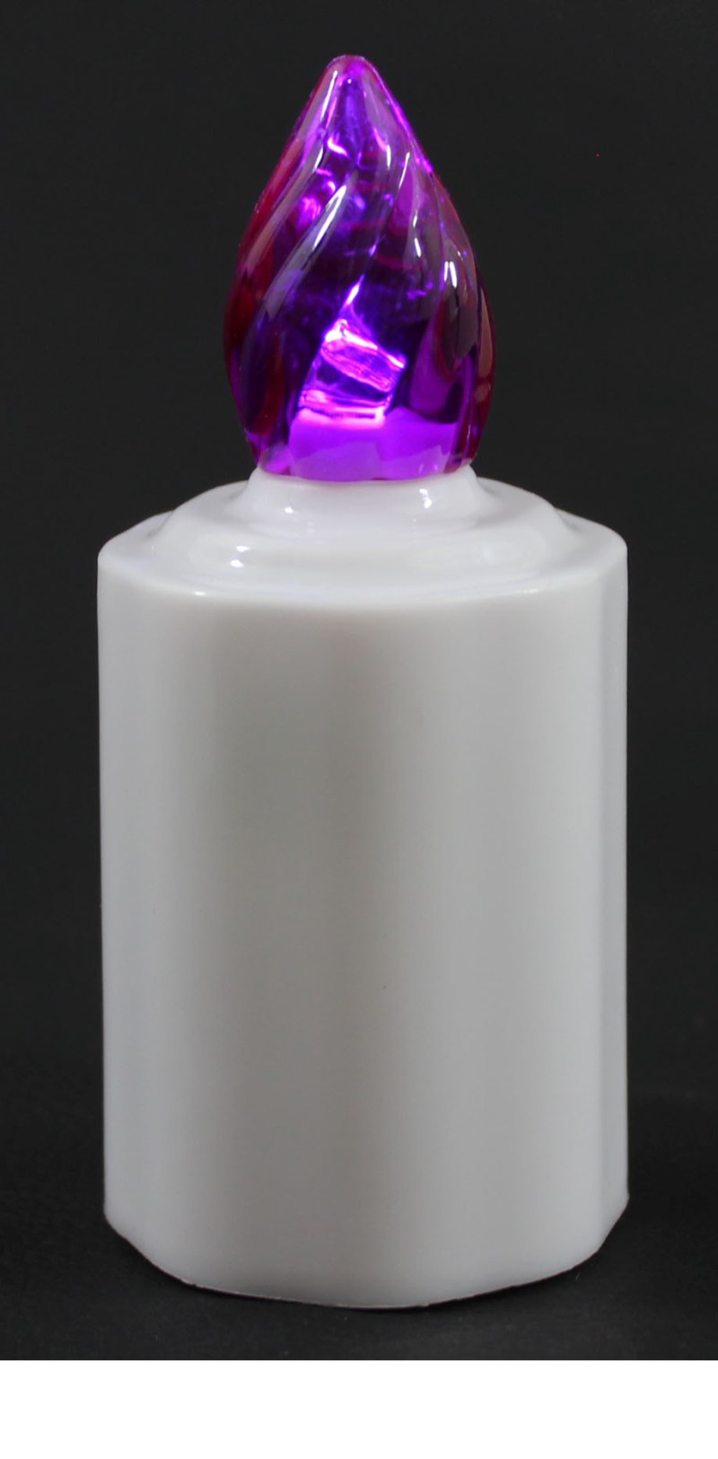 LED náhrobný kahanček ZE1 - fialový
